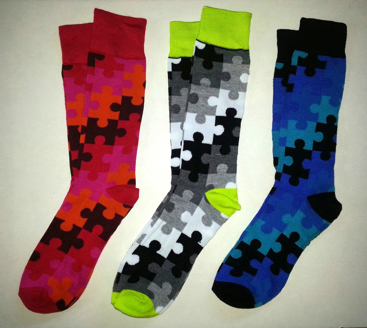 Autism Awareness Puzzle Socks – Socks & Souls