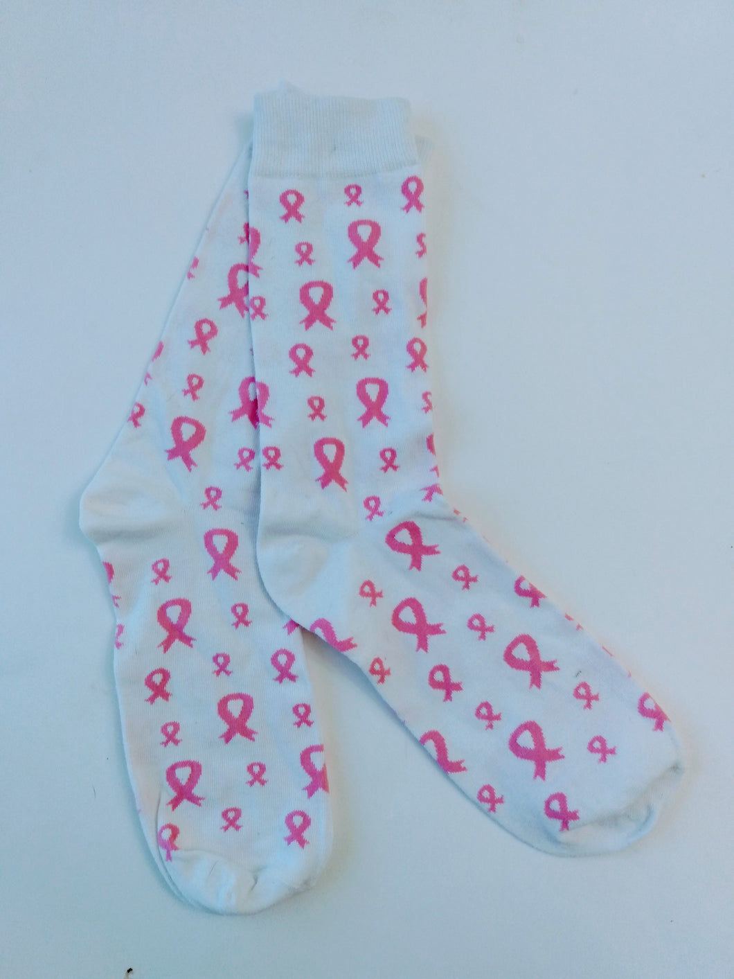 Breast Cancer Ribbons Crew Socks