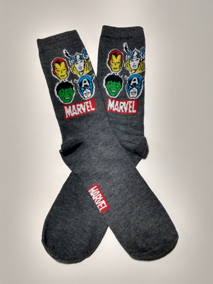 Marvel Heads Crew Socks – Socks & Souls