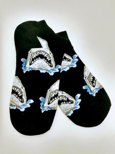 Shark Heads Ankle Socks