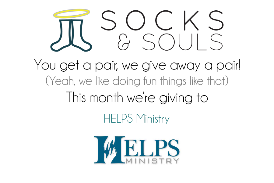 Socks Donations for H.E.L.P.S. Ministry