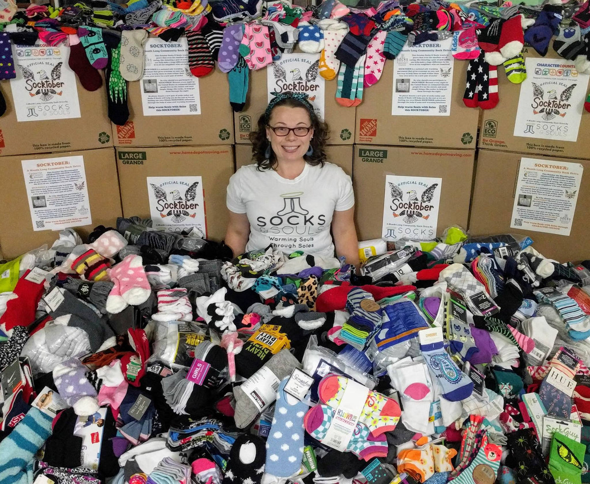 Monthly Donations Helping Others Socks & Souls