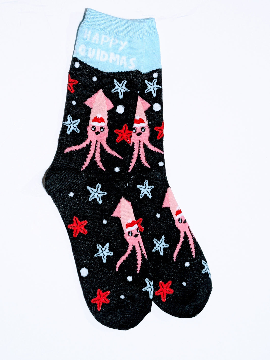 Squid Christmas Crew Socks