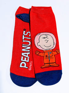 Charlie Brown Astronaut Ankle Socks
