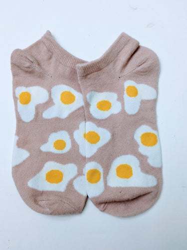 Over Easy Egg Ankle Socks