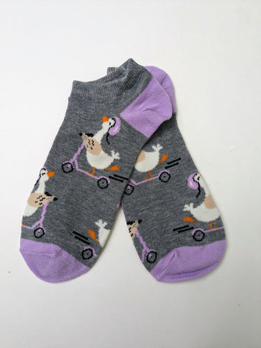 Duck Goose Scooter Ankle Socks