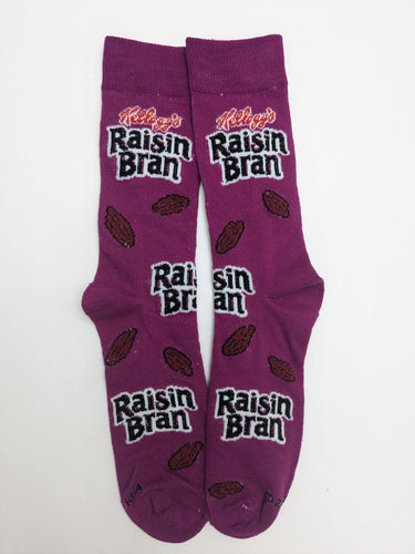 Raisin Bran Crew Socks