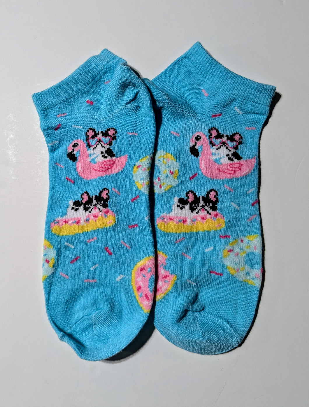 Dog Donut Sprinkles Ankle Socks