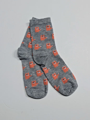 Fox Figure Crew Socks