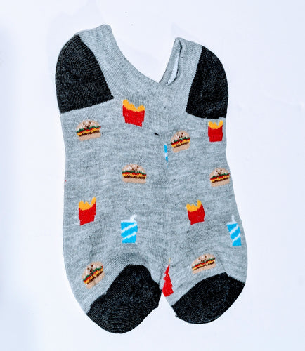 Fast Food Ankle Socks