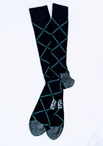 Patterned XL Crew Socks