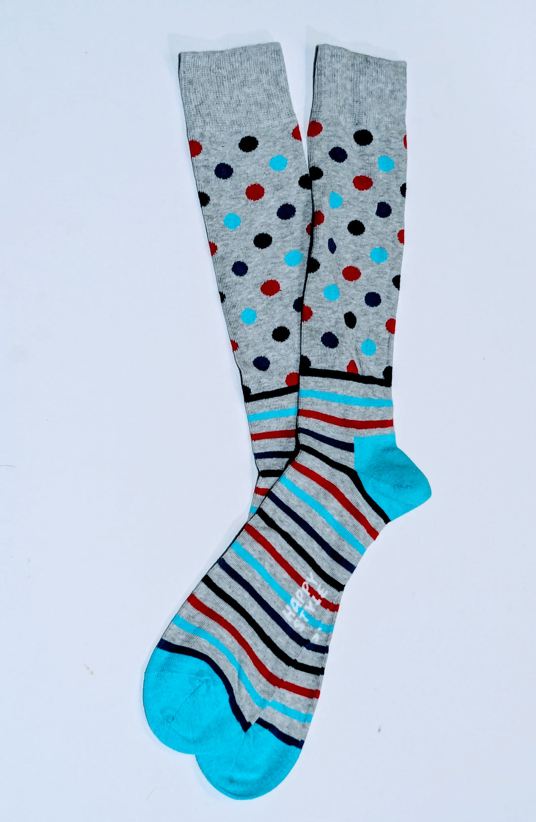 Polka Dot XL Crew Socks