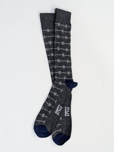 Stripe XL Crew Socks