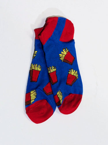 French Fries Ankle Socks