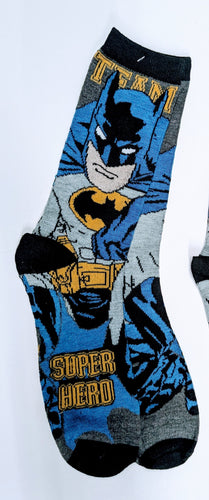 Batman Team Superhero Crew Socks