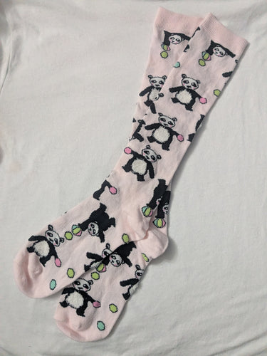Panda Ball Knee High Socks