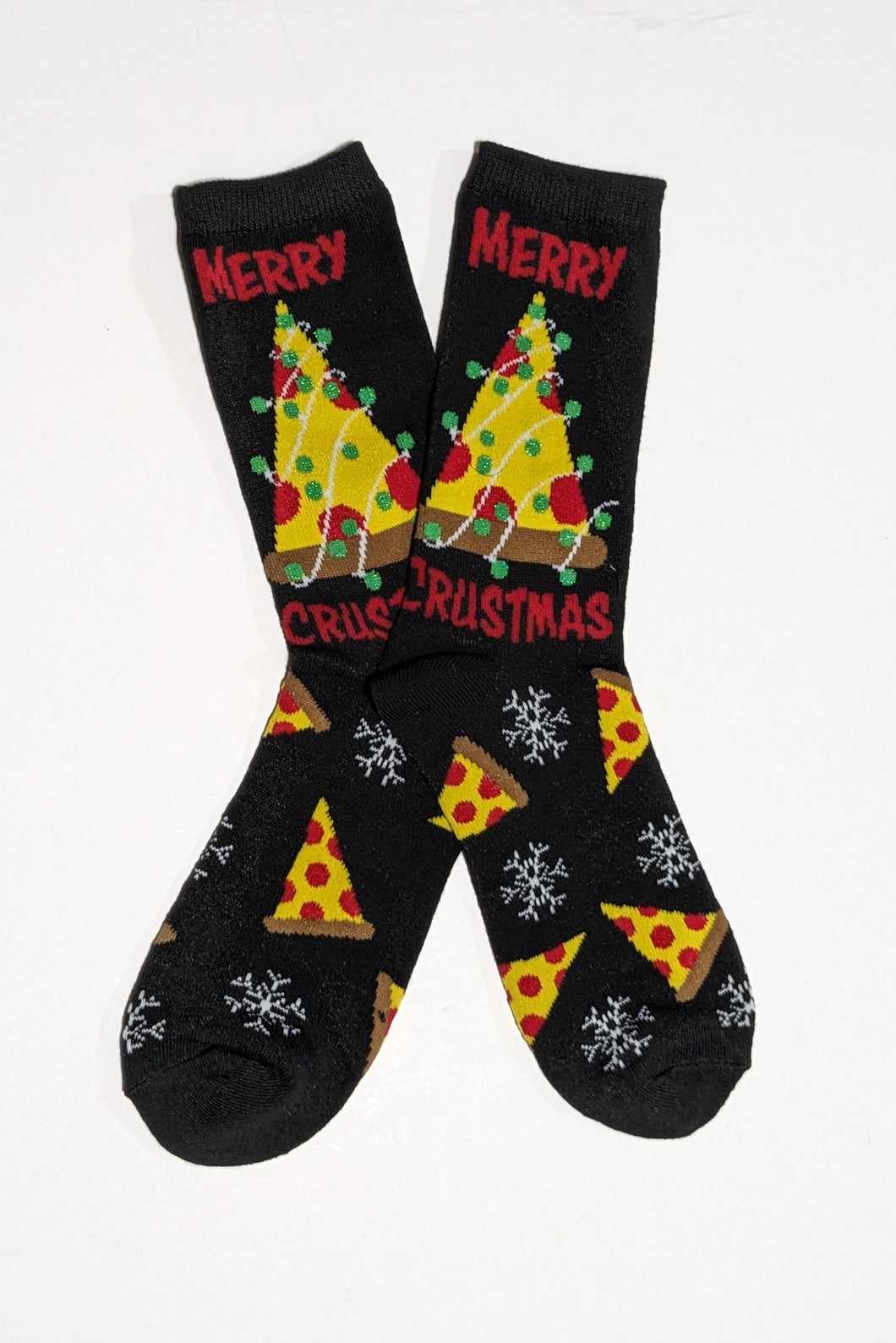 Merry Crustmas Crew Socks