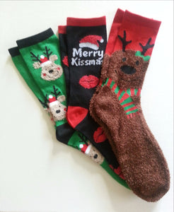 Random Pair of Christmas Crew Socks