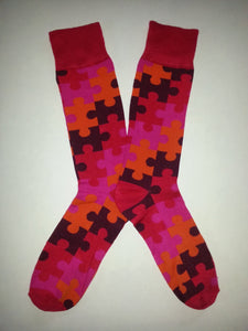 Autism Awareness Puzzle Socks