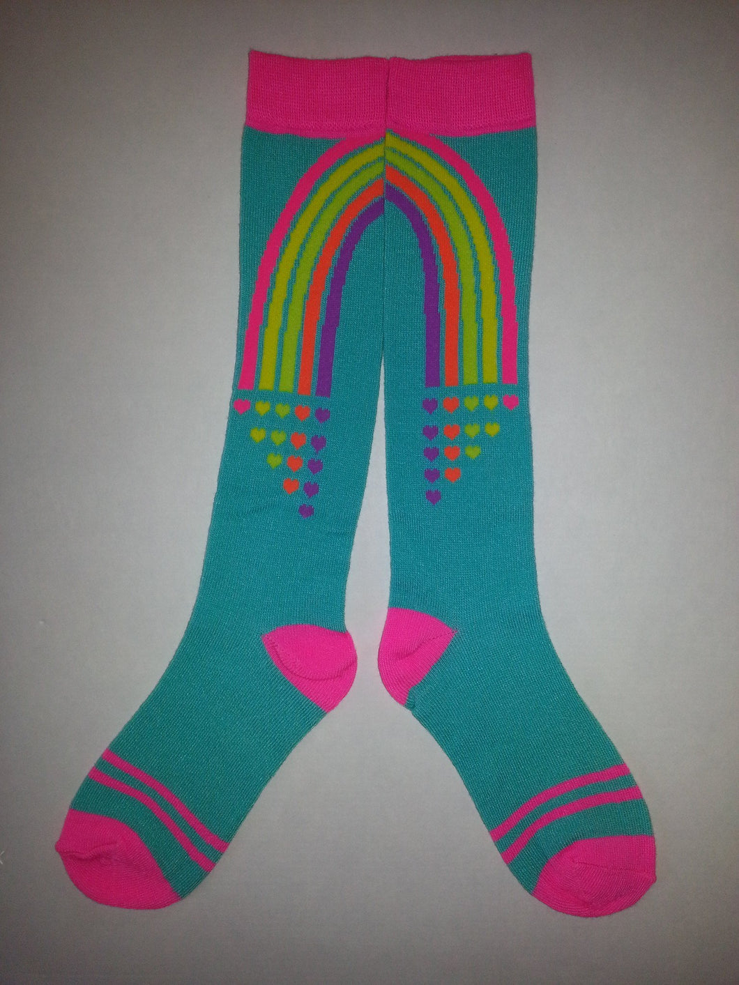 Rainbow Knee High Socks