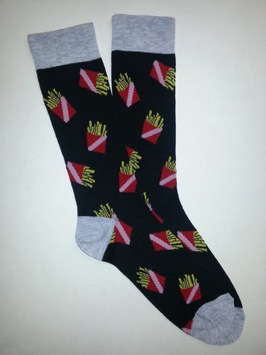 French Fries Crew Socks