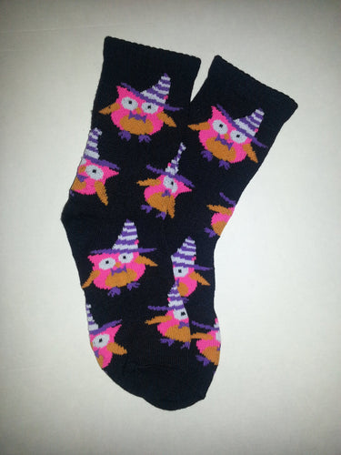 Owl w/ Hats Crew Socks