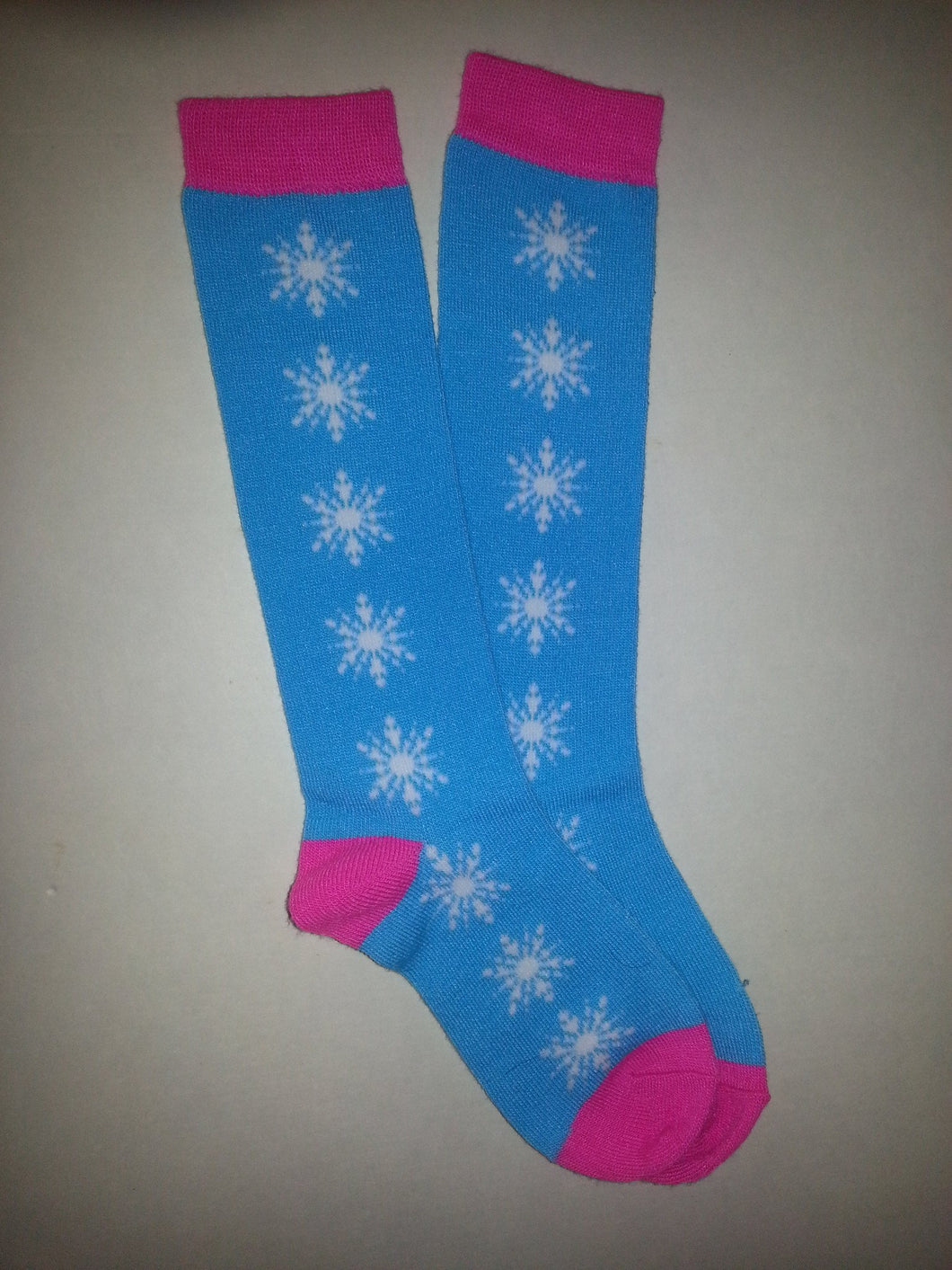 Snowflake Knee High Socks