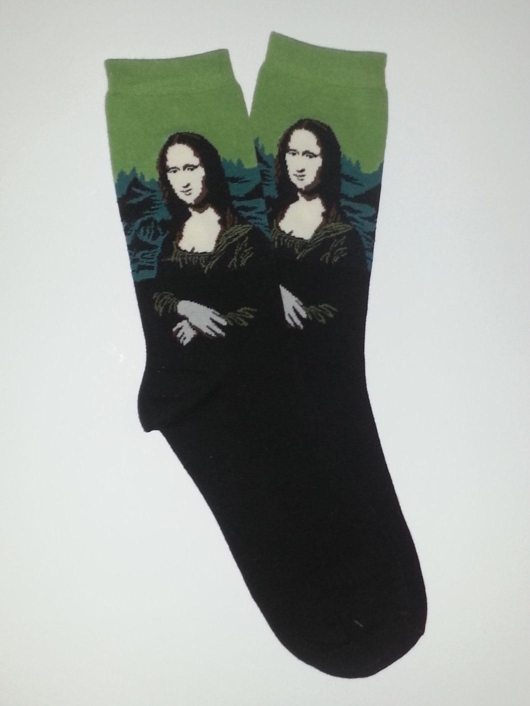 Mona Lisa by Leonardo da Vinci Crew Socks