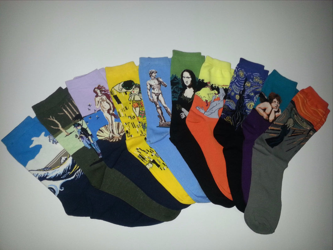 10 Random Pairs of Artist Crew Socks