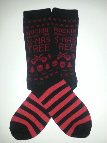 Rockin X-Mas Crew Socks