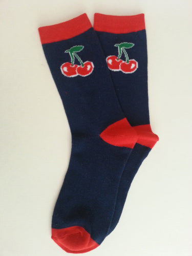 Cherry Crew Socks