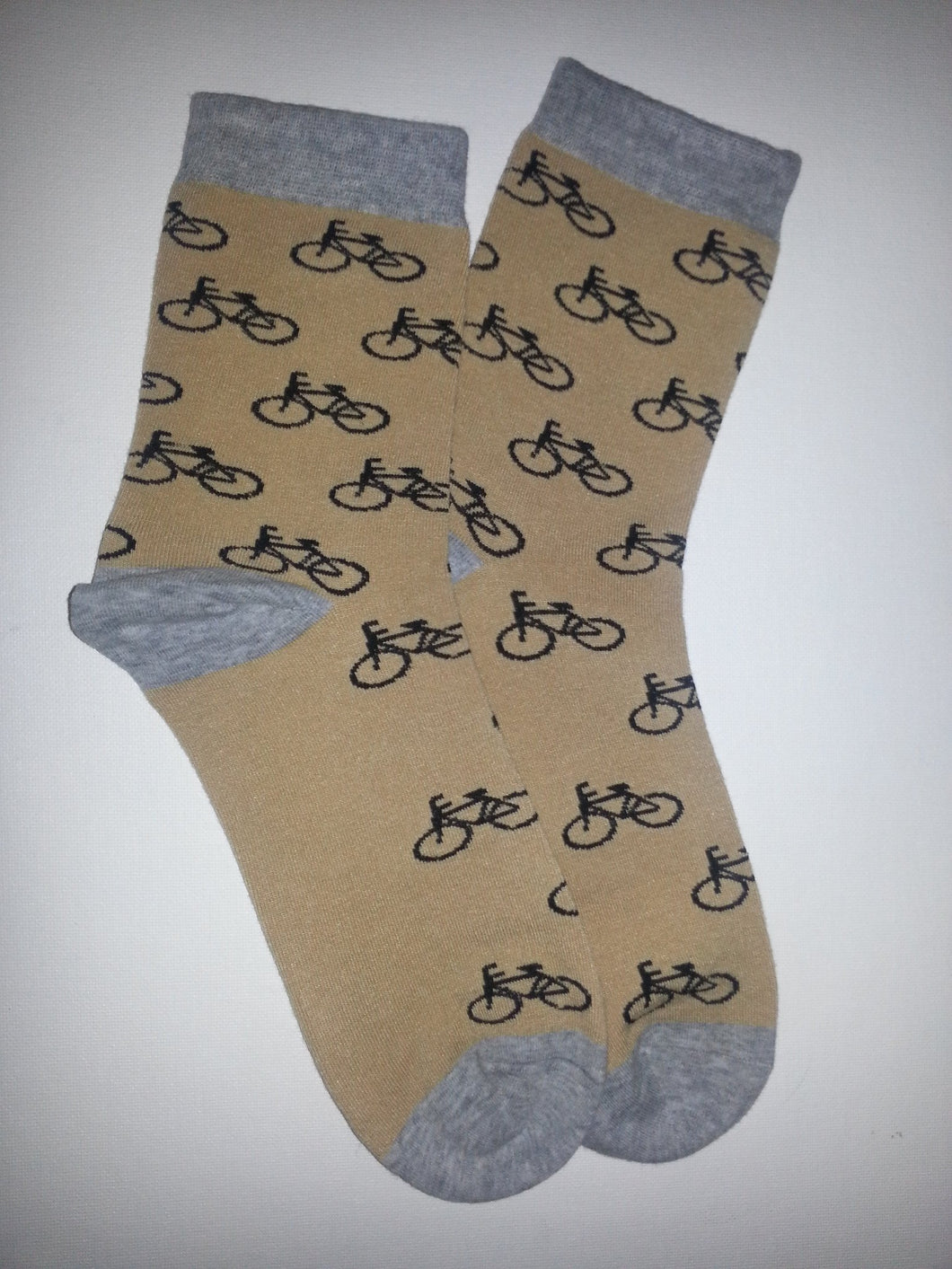 Bicycle Tan Crew Socks