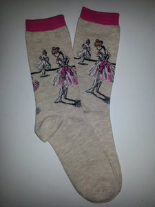 The Dance Studio Ballerina Edgar Degas Crew Socks