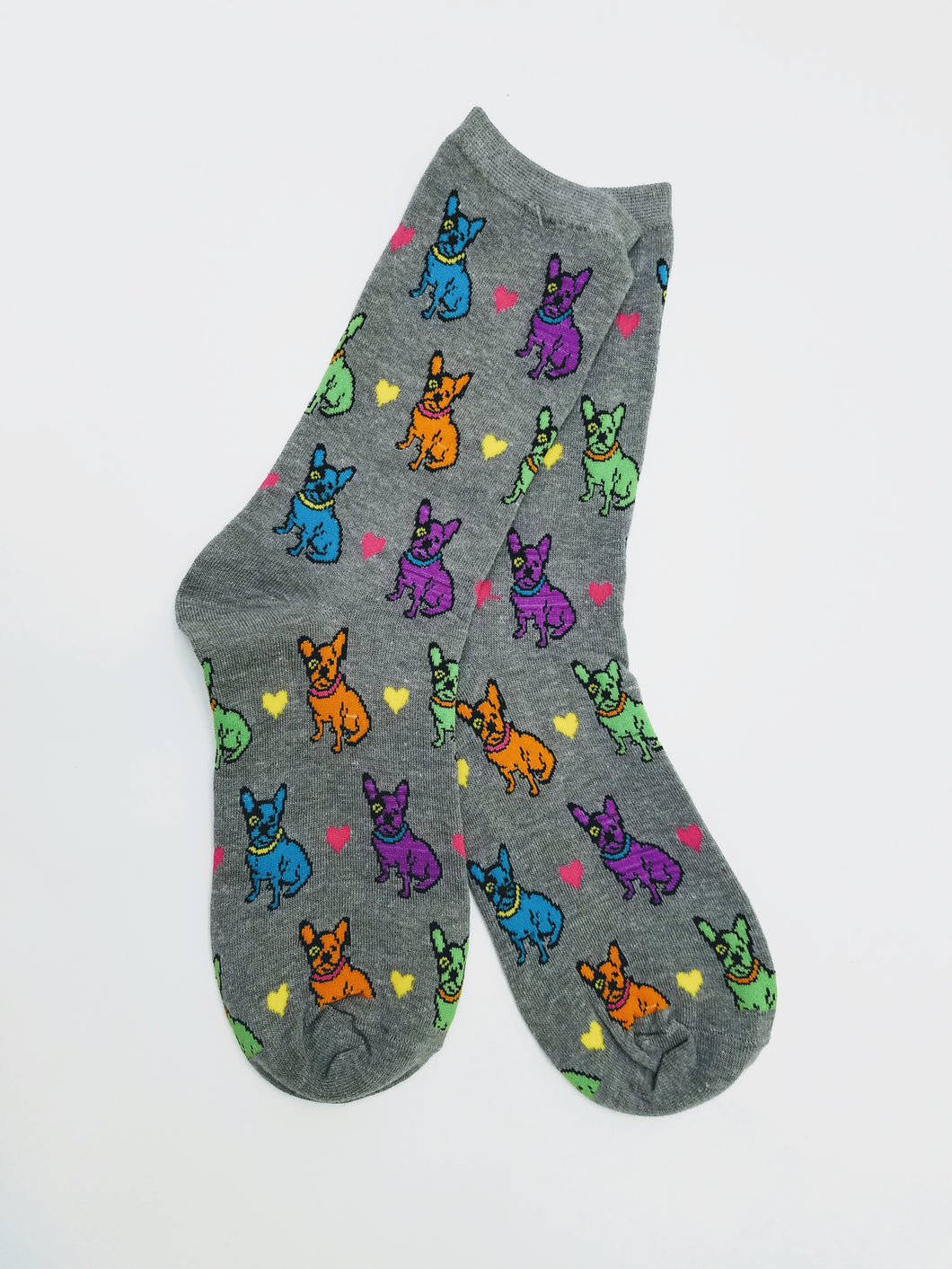 Pop Art Dog Crew Socks