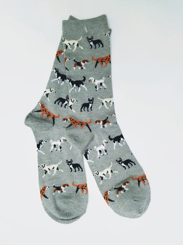 Walking Dog Crew Socks