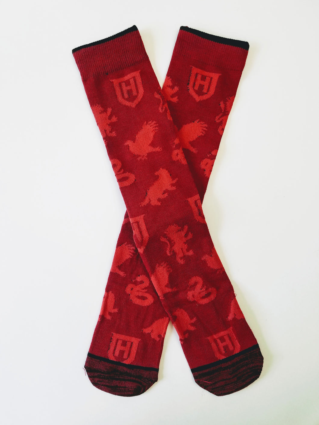 Harry Potter Icon Red Crew Socks