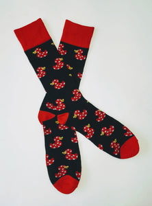 Red Rubber Ducky Crew Socks