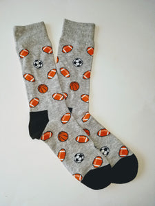 Soccer Basketball and Football Crew Socks