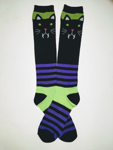 Cat Vampire Knee High Socks