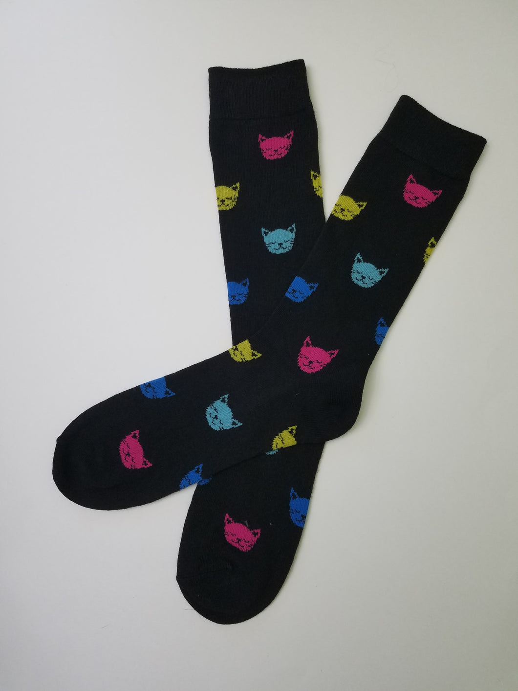 Cat Head Crew Socks