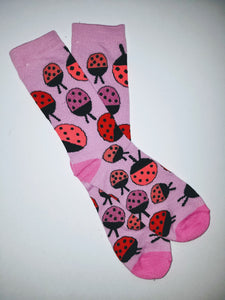 Ladybug Crew Socks