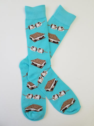 Smores and Toasted Marshmallows Crews Socks