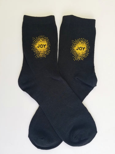 Joy Black Crew Socks