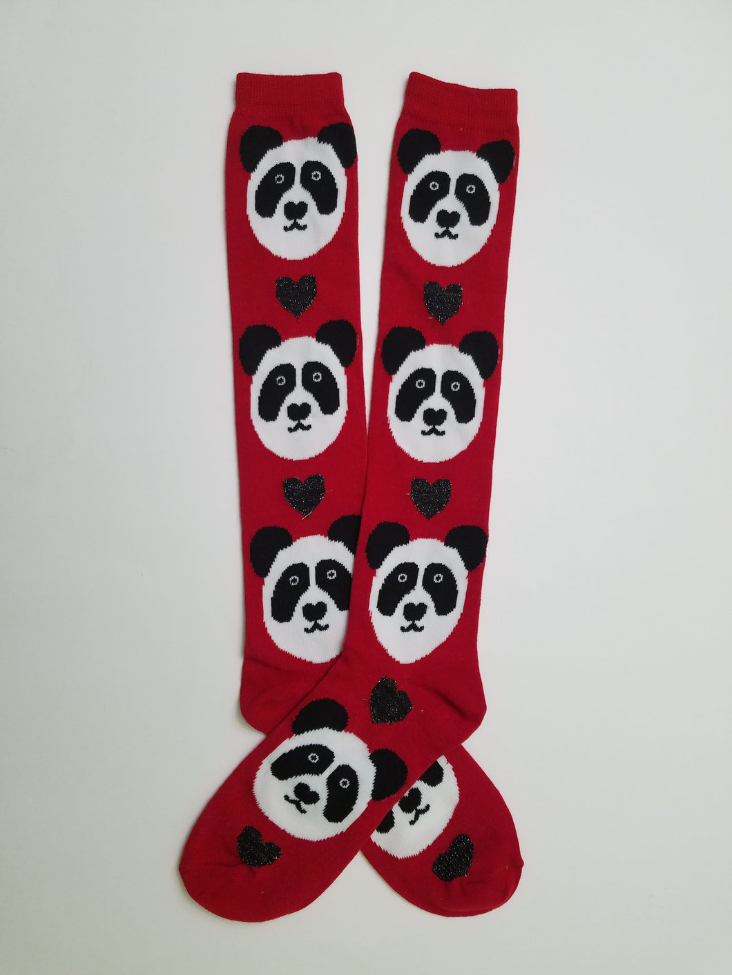 Panda Knee High Socks