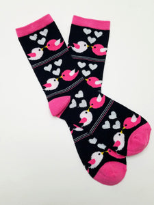 Love Birds Crew Socks
