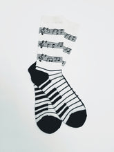Piano Music Crew Socks