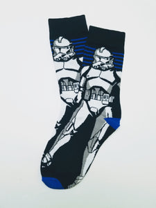Stormtrooper Striped Crew Socks