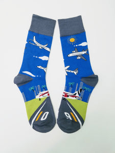 Aviation Airplane Crew Socks