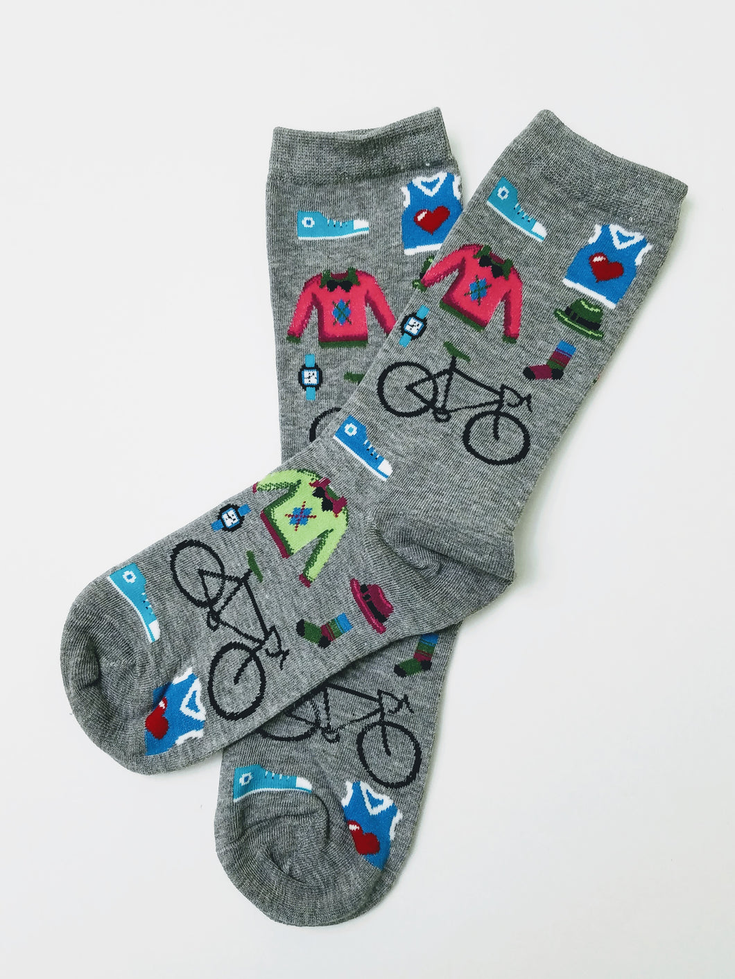 Bicycle & Clothes Crew Socks