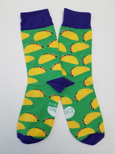 Taco Green Crew Socks